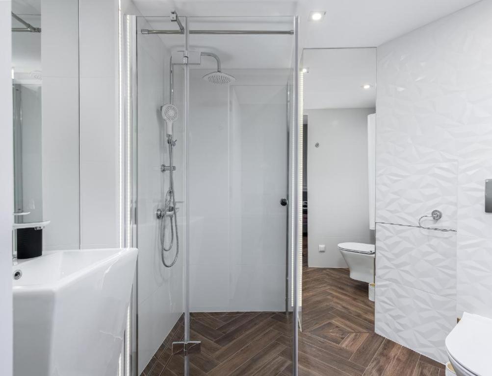 Vistula Boulevards Jacuzzi Apartment Cracovia Exterior foto